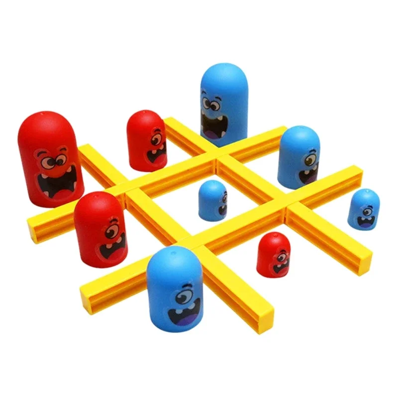 Gioco Di Strategia Giocattolo Educativo Per Bambini Tic Tac Toe Cartoon Thinking Training Gobblet Calice Gioco Da Tavolo Big Eat Small