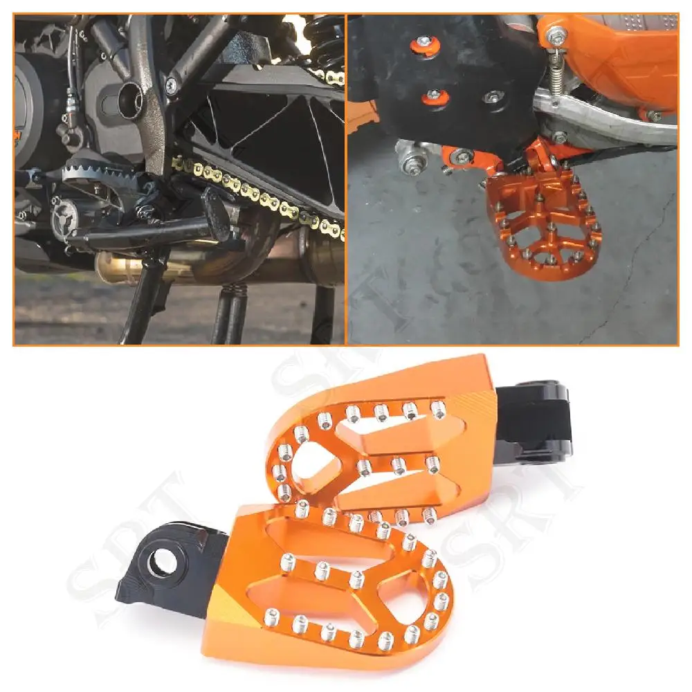 Fits For Ktm Adv 1050 1090 1190 R 1290 Super Adventure 2013-2022 Motocross Accessories Footpegs Dirt Bike Foot Rests Pegs Pedals