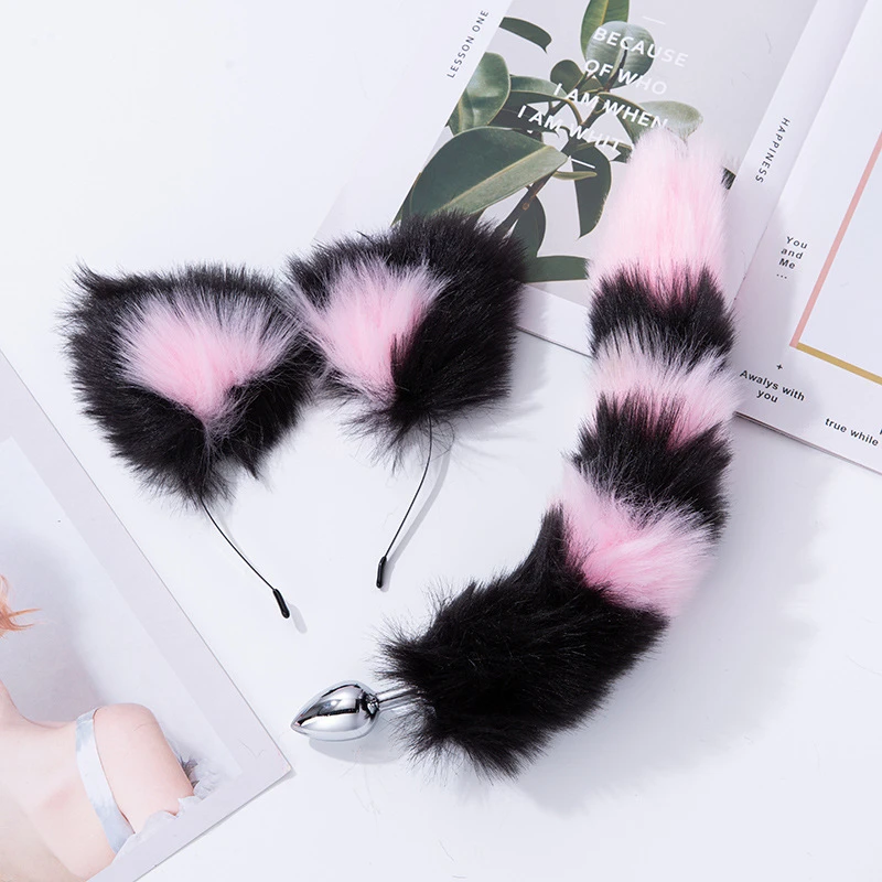 Giocattoli Del Sesso Anale Coda Di Volpe Butt Plug Set Con Forcina Kit Anale Anale Butplug Coda Massaggiatore Prostatico Plug Anale Bdsm Coppie Cospla