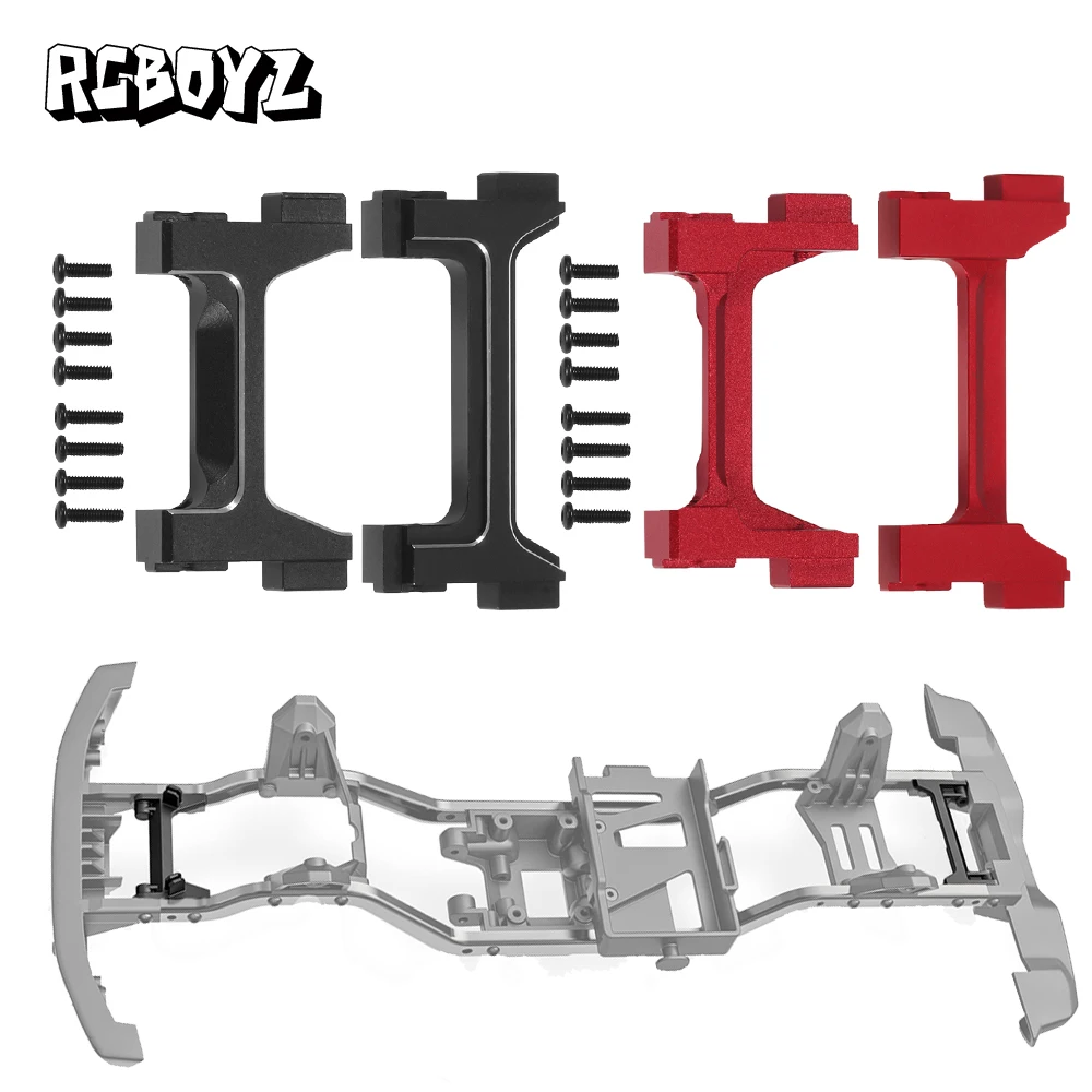 Rcboyz Staffa Paraurti In Alluminio Per Trx4M 1/18 Rc Crawler Car Bumper Mount Per Traxxas Trx4-M Bronco Defender Rc Car Upgrade Part