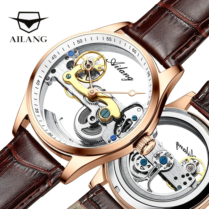 New Concept Watch Design Trasparente Orologio Meccanico Automatico Da Uomo Casual Fashion Diesel Engine Watch Top Brand 2021 Male