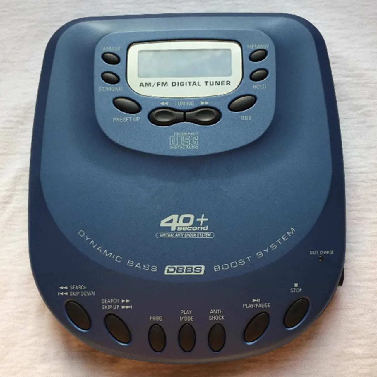 Lettore Cd Portatile Sistema Walkman Dischi Antiurto Musicali Di Alta Qualità Display Lcd 3.5 Jack Audio Cd-R-Rw Console Di Riproduzione A Disco Am Fm