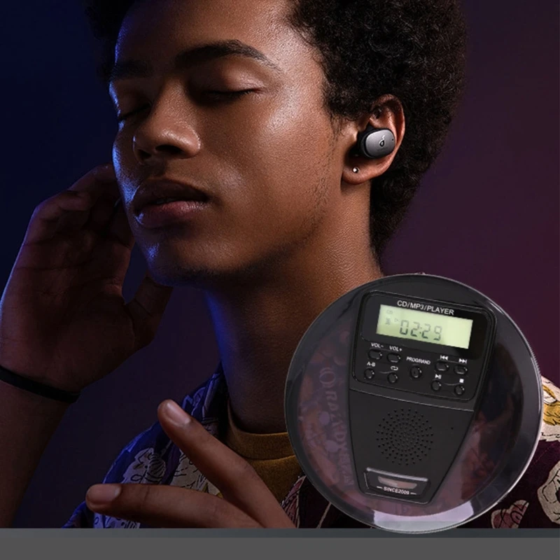 Lettore Display Lcd Lettore Portatile Ricaricabile Portatile Per Auto 1050Mah Walkman Personal Player Con Cuffie 3Xue