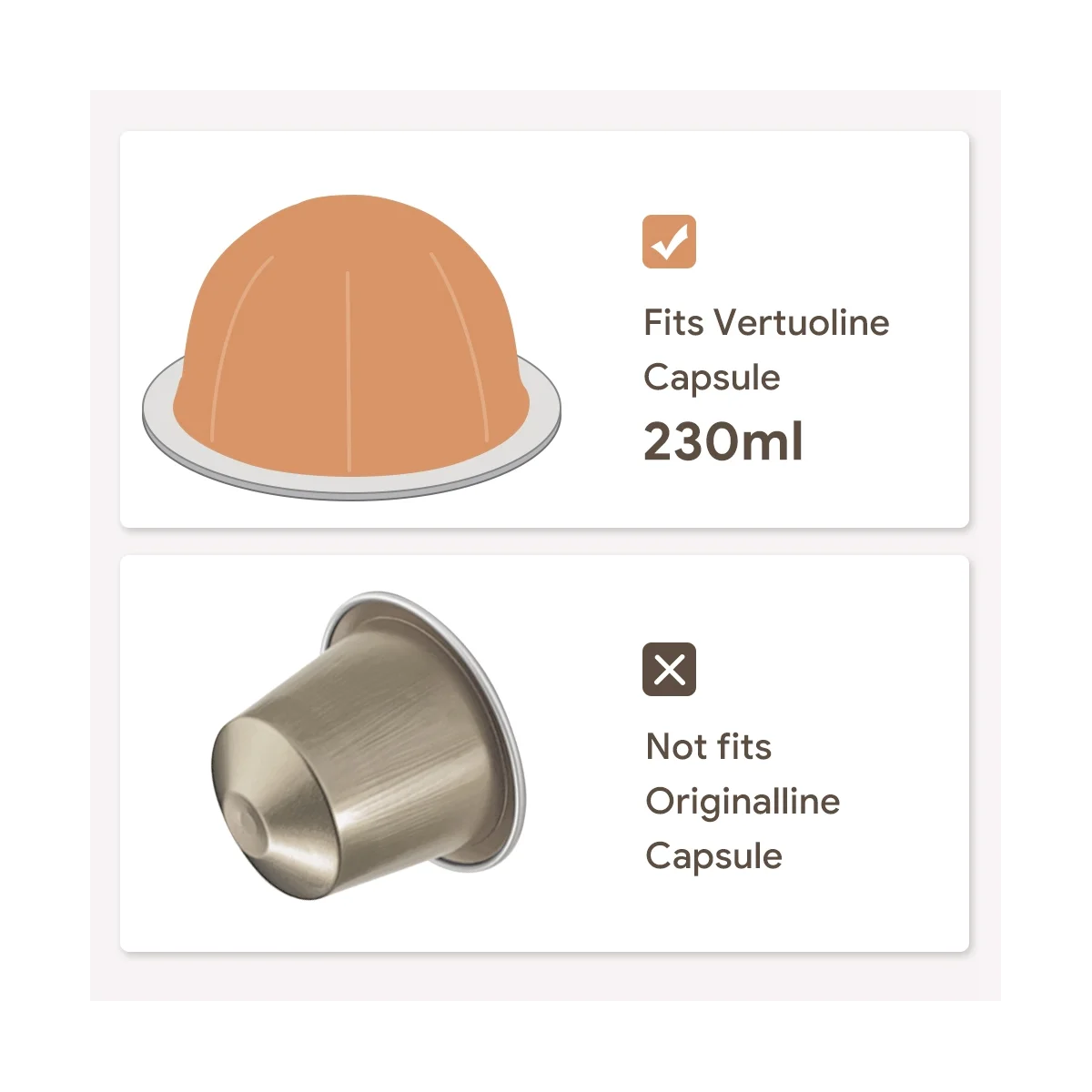 Per Nespresso Vertuo Next Capsula Riutilizzabile Filtro Per Caffè Ricaricabile Vertuoline