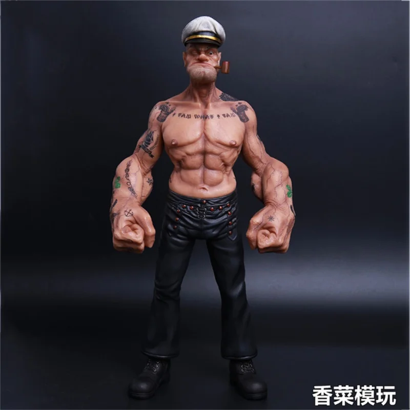 1/6 Figura Maschile Avatar Carving Muscle Male Headplay Action Figure Corpo Popeye Per La Raccolta
