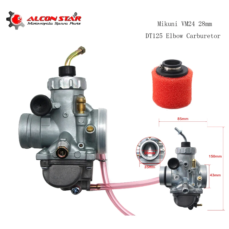 Alconstar Dt125 Dt 125 Tzr Tzr125 Carburatore Per Mikuni Carb Vm24 Mikuni Carburatore Carburatore Con Filtro Aria