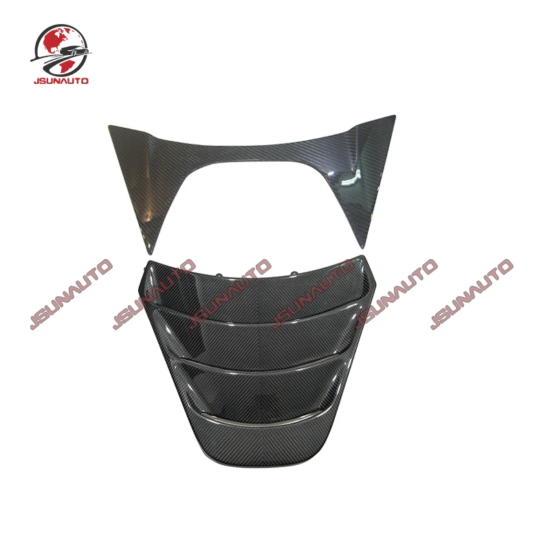 For Mclaren 720S Oem Style Dry Carbon Fiber Rear Engine Cover Car Accessories Carbon Hood Bonnet For 720S Body Kit