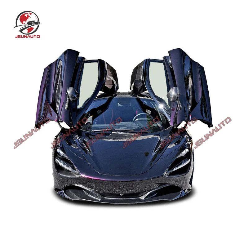 Oem Style Dry Carbon Fiber Body Kit For Mclaren 720S Carbon Front Diffuser Rear Lip Rear Spoiler Trunk Wing Auto Accessories