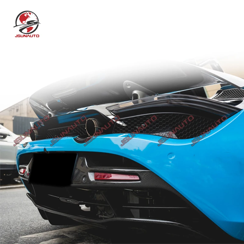 For Mclaren 720S Carbon Fiber Oem Style Body Kit Rear Bumper Lip For 2017-2021720S Coupe Car Accessories Decorate