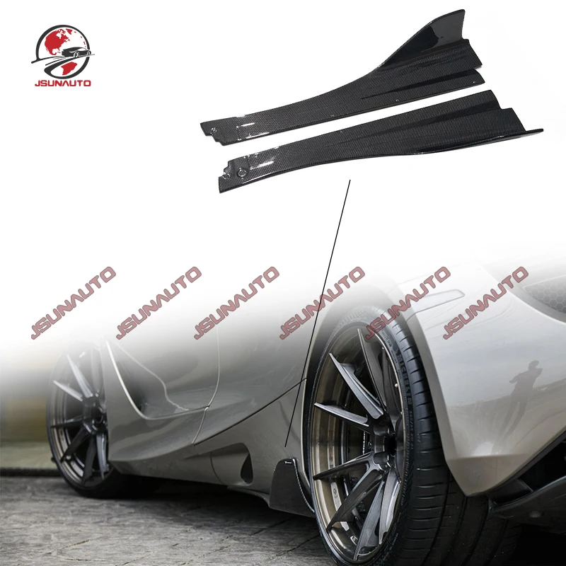 Real Carbon Fiber Side Skirts For Mclaren 720S V Style Body Kit Auto Accessories High Quality For 720S 2017-2021 Side Skirts