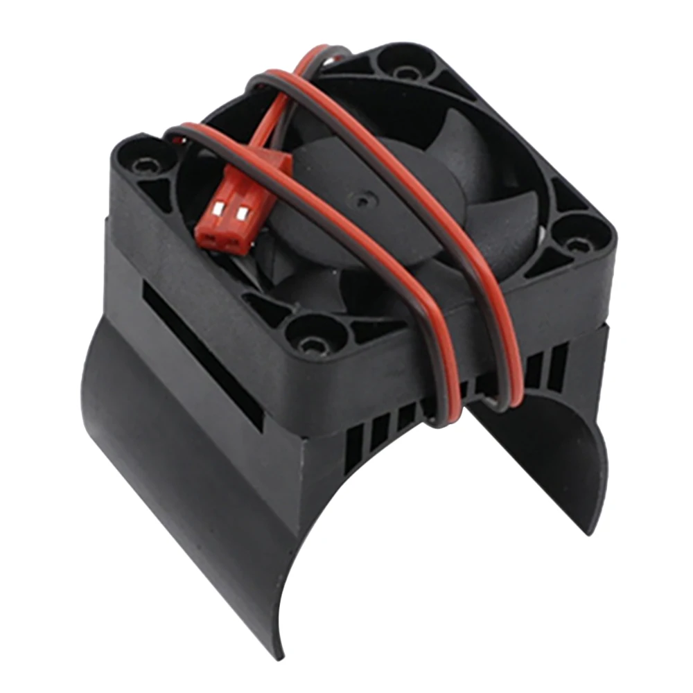 42Mm Motor Cooling Fan Heat Sink For Traxxas 1/10 E-Maxx E-Revo Summit Arrma 1/8 Kraton Talion Typhon Rc Car,Black