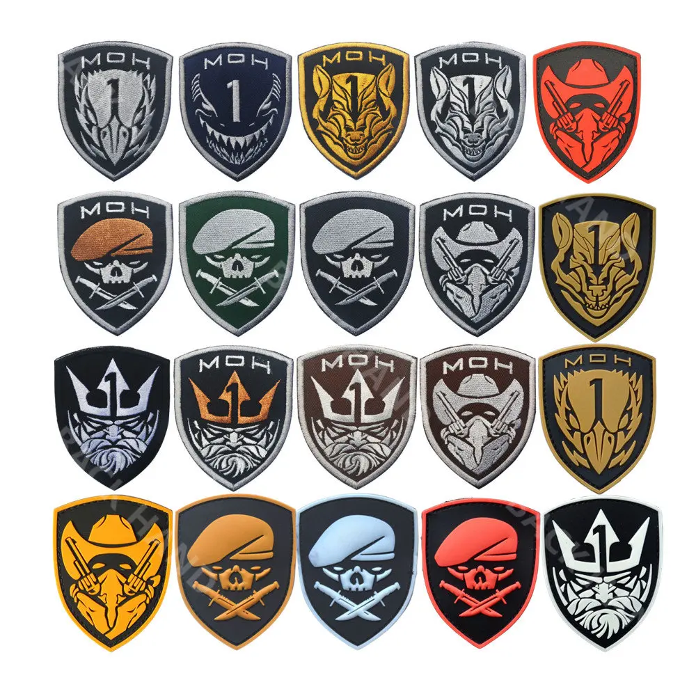 Medal Of Honor Moh Toppe Militari Patch Ricamata Tattica Airsoft Special Force Army Badge Swat Per Gilet Giacche Abbigliamento