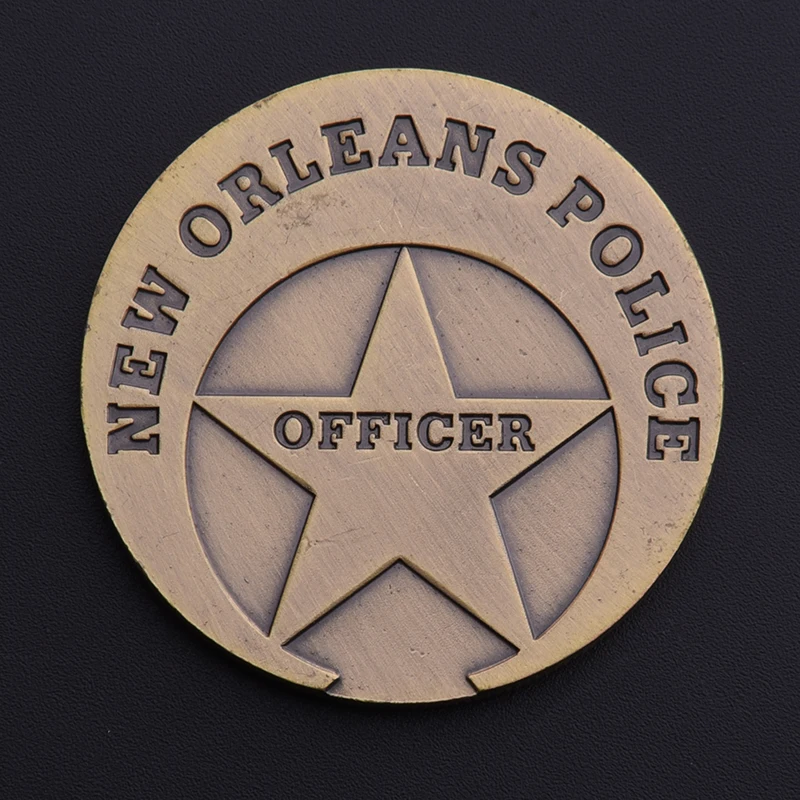 Us New Orleans Police Office Saint Michael Challenge Coin Metal Souvenir Honor Medal Significato Commemorativo