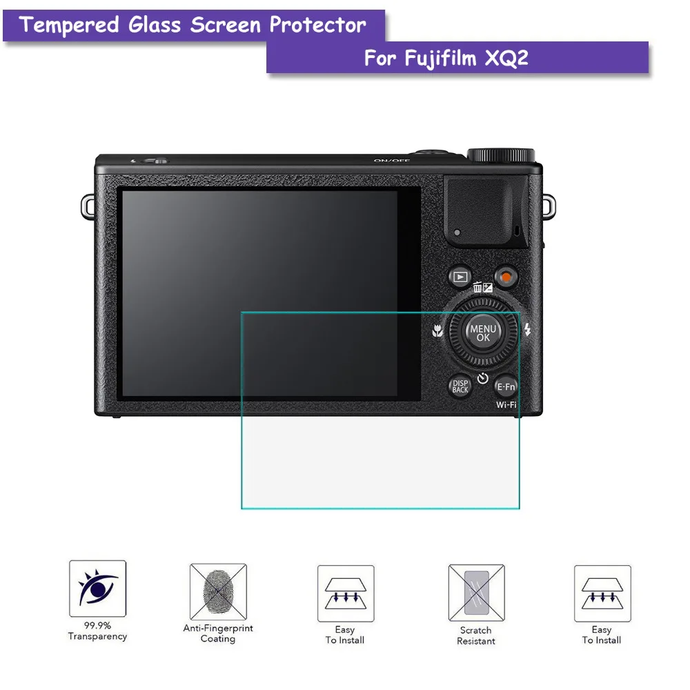 9 H Vetro Temperato Lcd Screen Protector Shield Film Per Fujifilm Fuji Xq2 Accessori Della Fotocamera