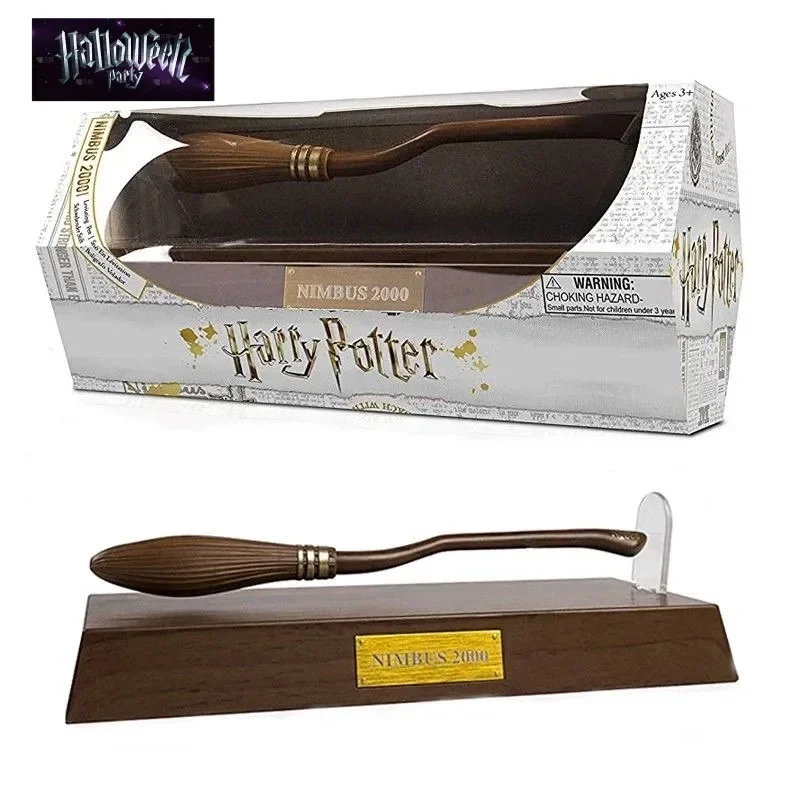 19Cm Haries Penggemar Cosplay Prop Levitating Potter Scopa Pena Nimbus 2000 Fierbbolt Modello Koleksi Trik Ajaib Regali Giocattoli