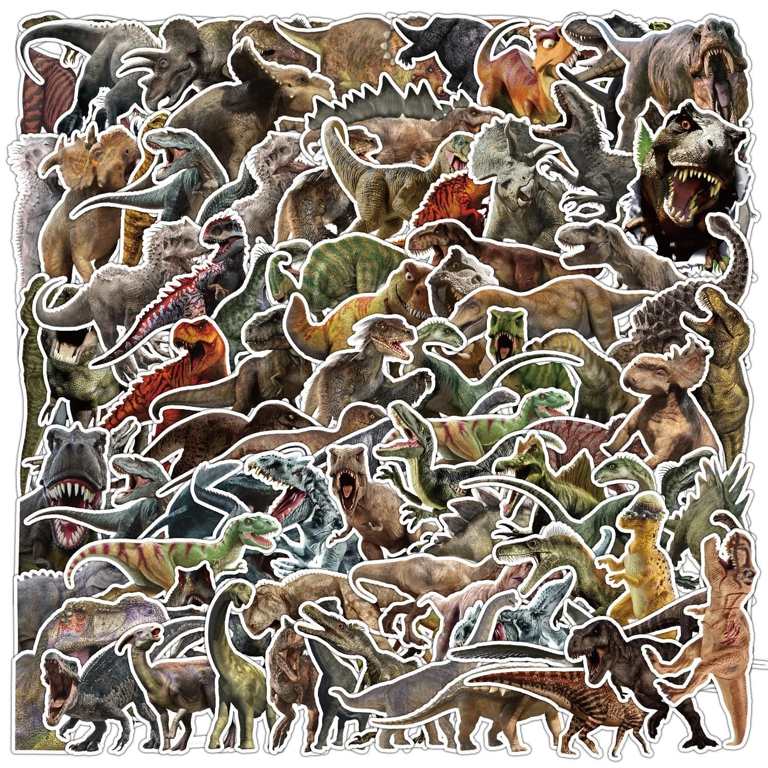 10/30/50/100Pcs Jurassic Park Movie Stickers Dinosaur Animal Anime Stickers Per Cancelleria Scrapbook Bike Guitar Sticker Toy