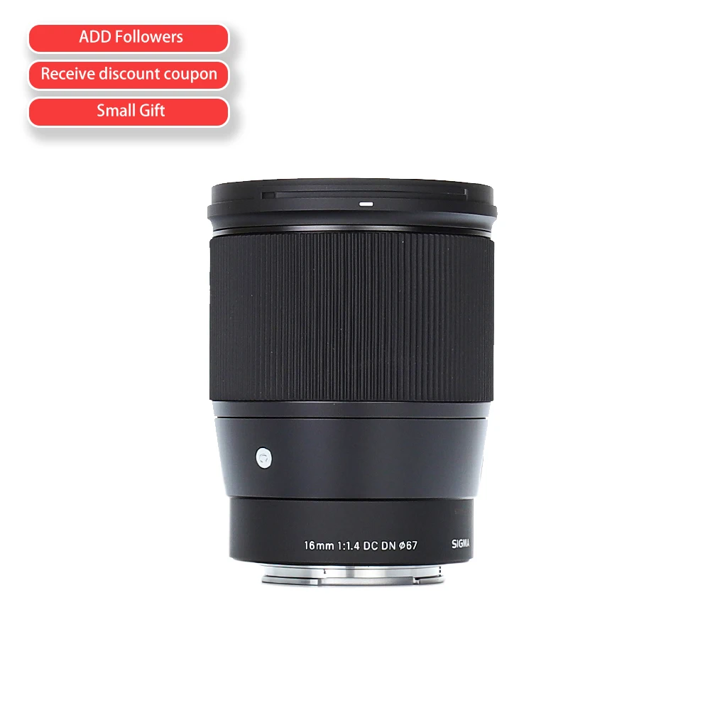 Sigma Lente Contemporanea De 16 Mm F/1.4 Dc Dn Para Sony E