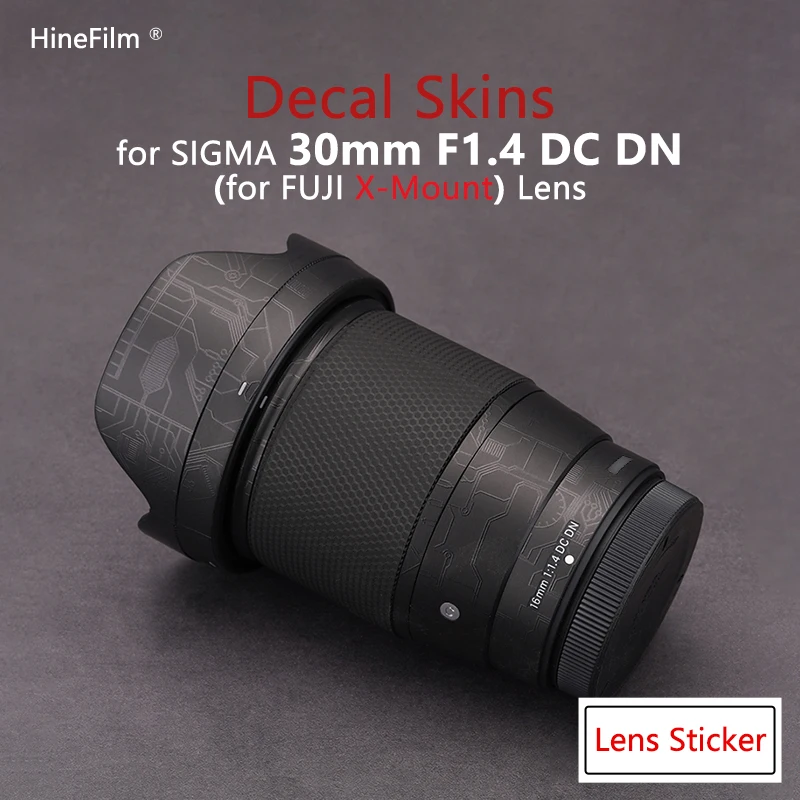 16-1.4 X Montare La Pelle Protettiva Dell'Obiettivo Per Sigma 16Mm F/1.4 Dc Dn Contemporaneo X Mount Lens Protector Coat Wrap Cover Sticker Film