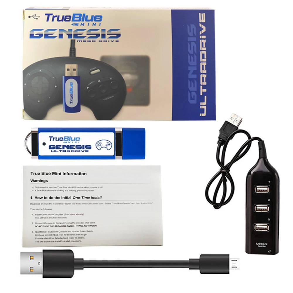 2019 Nuovi Giochi A 2 Giocatori Di Arrivo 813 Giochi True Blue Mini-Ultradrive Pack Per Genesis Per Megadrive