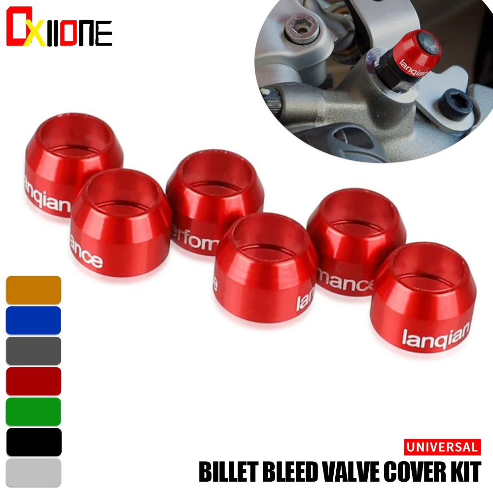 For Ducati Sport Touring St2 St3 St4 S Sportclassic Gt 1000 Touring Motorcycle Parts Universal Billet Bleed Valve Cover Kit