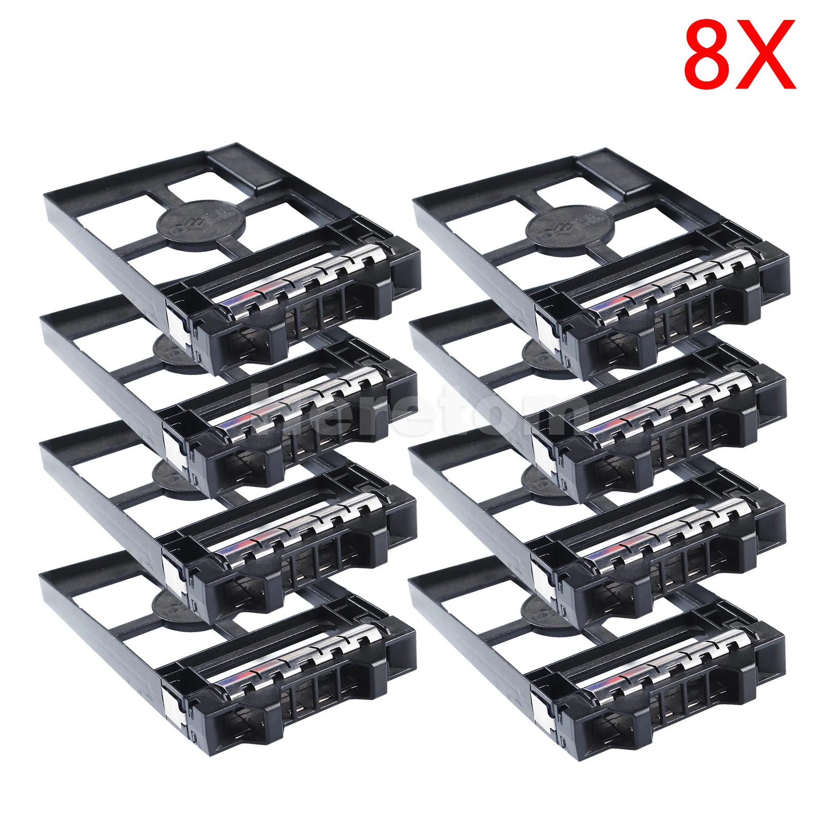 8 Pezzi Per Dell 2.5 "Tw13J Hdd Hard Disk Filler Blank R610 R710 R910 R620 R630 R720 R730 0Tw13J
