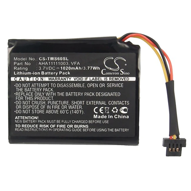 Gps, Batteria Navigator 1020Mah Per Tomtom Muslimvfa Start 60 Eu Start 60 M 4 En62. 4 En6.001.02 4 En6.001.02 Via 1605