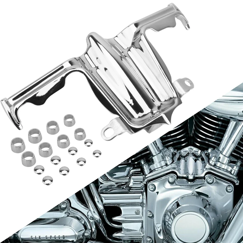 Moto Chrome Punteria Lifter Block Accent Cover Per Harley Twin Cam Touring Electra Glide Dyna Fat Bob Breakout 2000-2016