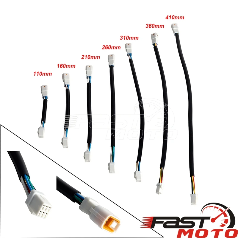 For Harley Touring Softail Fat Boy Bob Breakout Fls 110-410Mm 4"-16" Motorcycle Handlebar Electronic Throttle By Wire Extensions