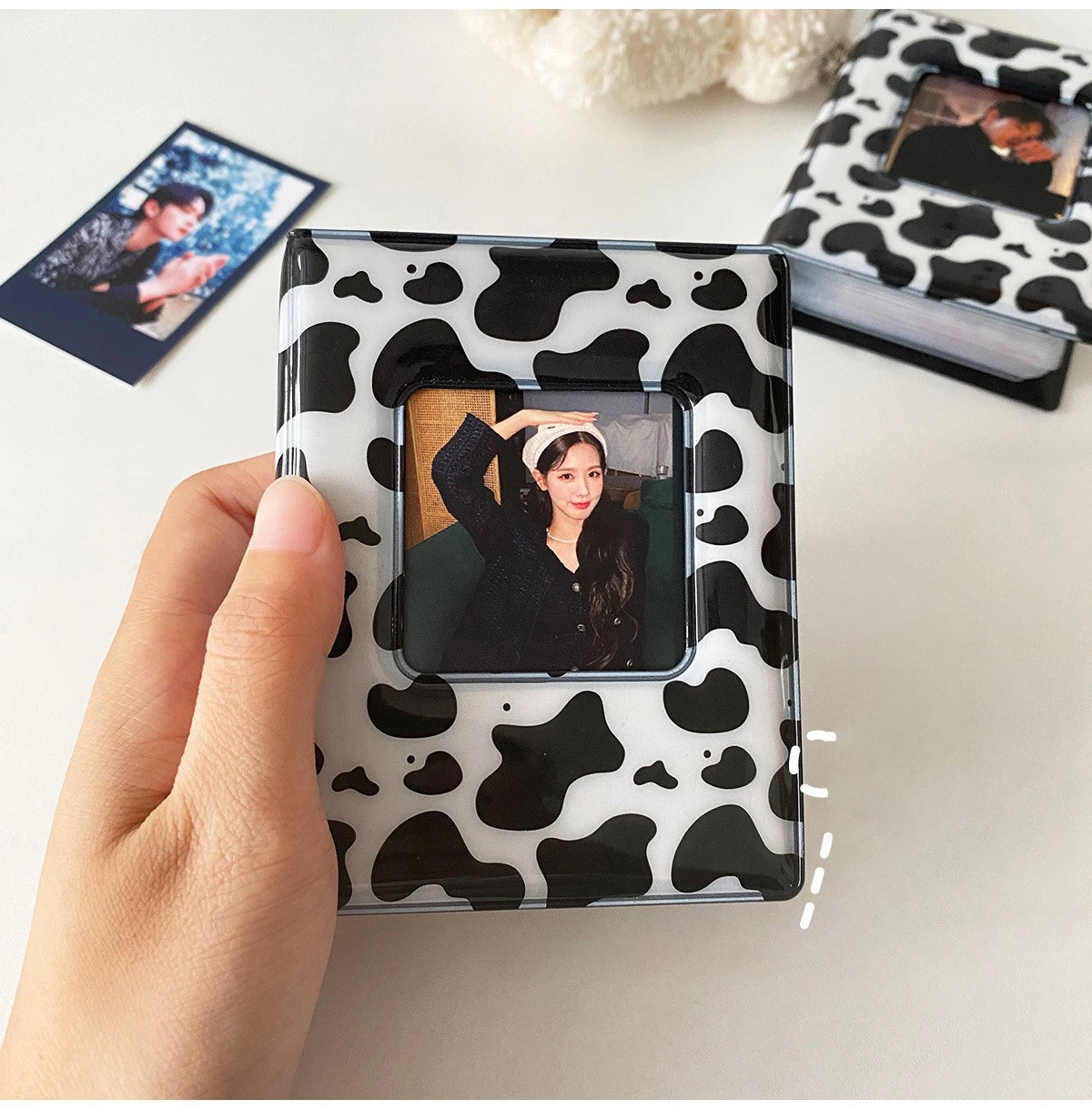 32Pcs Pattern Album Kpop Cartolina Collection Black Pink Idol Cartolina Collection Polaroid Photo Storage Box Star Chasing Album