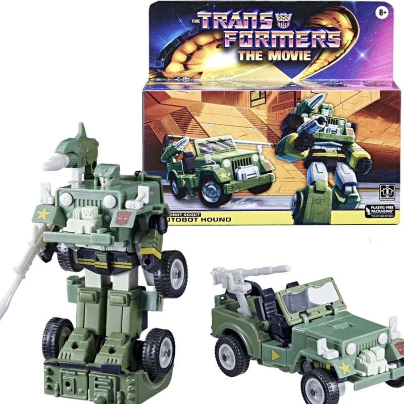 In Magazzino Transformers Retro Tf1986 Movie G1 Hound Walmart Action Figure Model Toy Collection Hobby Gift