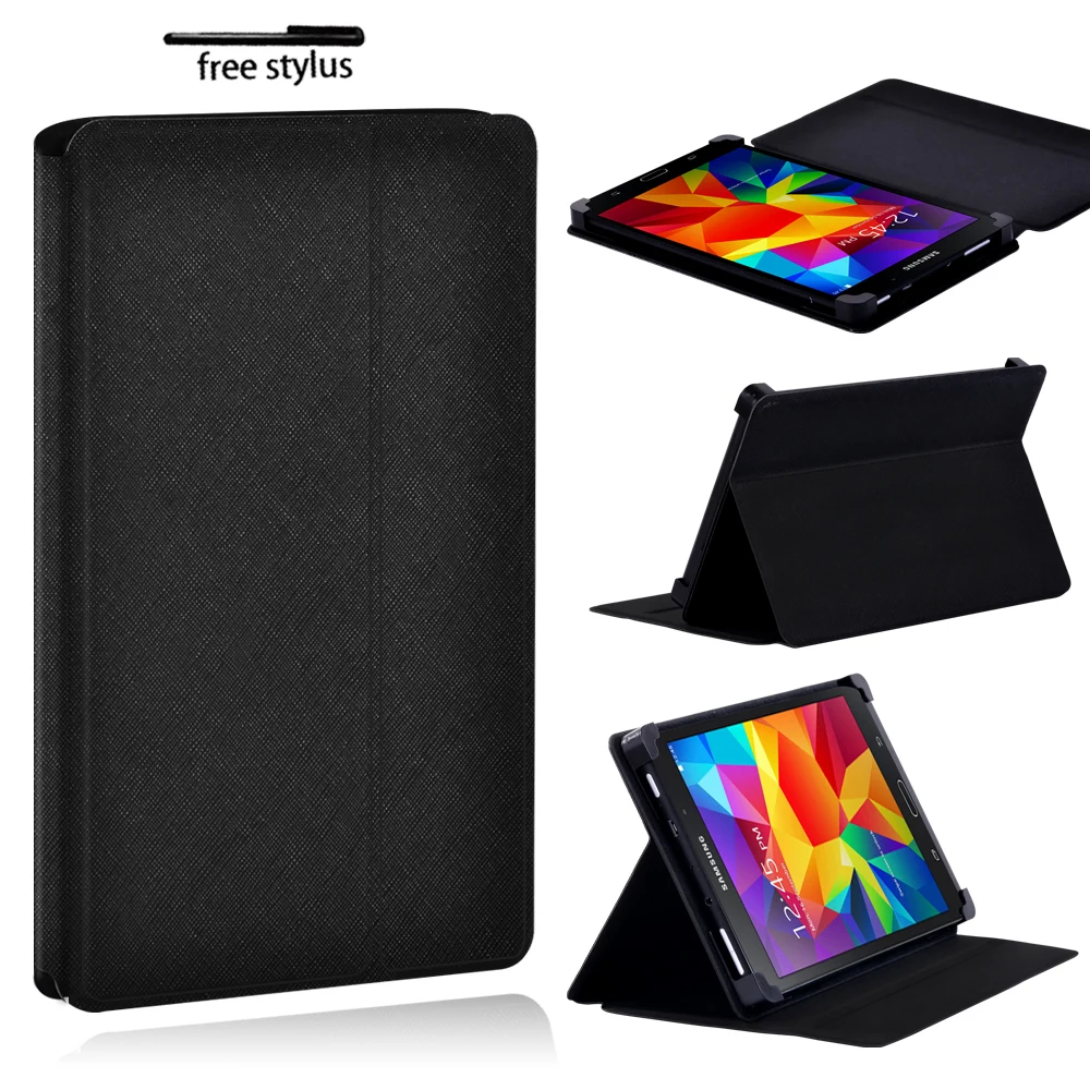 Custodia Per Tablet Per Samsung Galaxy Tab 10.1 "/Tab 3 7.0"/Tab 4 10.1 "/Tab 4 7.0" Tablet Custodia Universale Pieghevole Regolabile