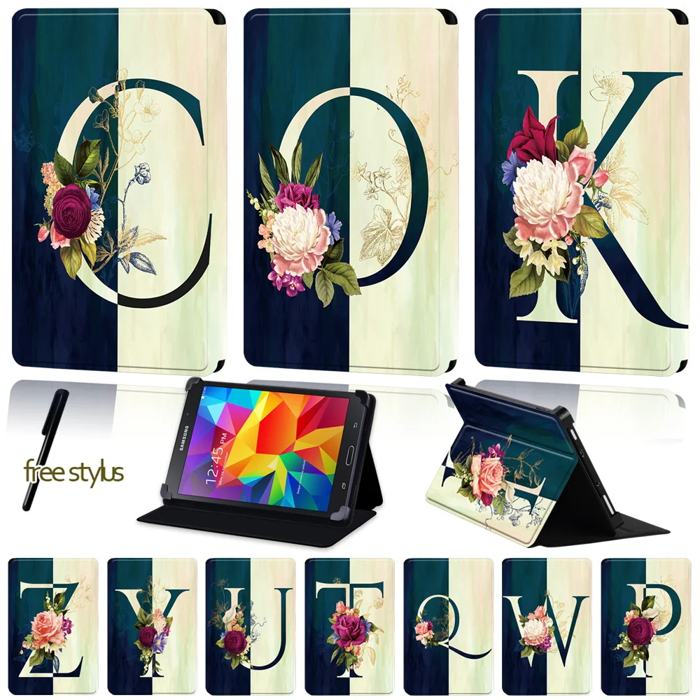 Custodia Universale Per Tablet In Pelle Pu Per Samsung Galaxy Tab 2 /Tab 3 /Tab 4 /Tab 10.1 /Tab 10.1 Lte Custodia Per Tablet A Quattro Angoli