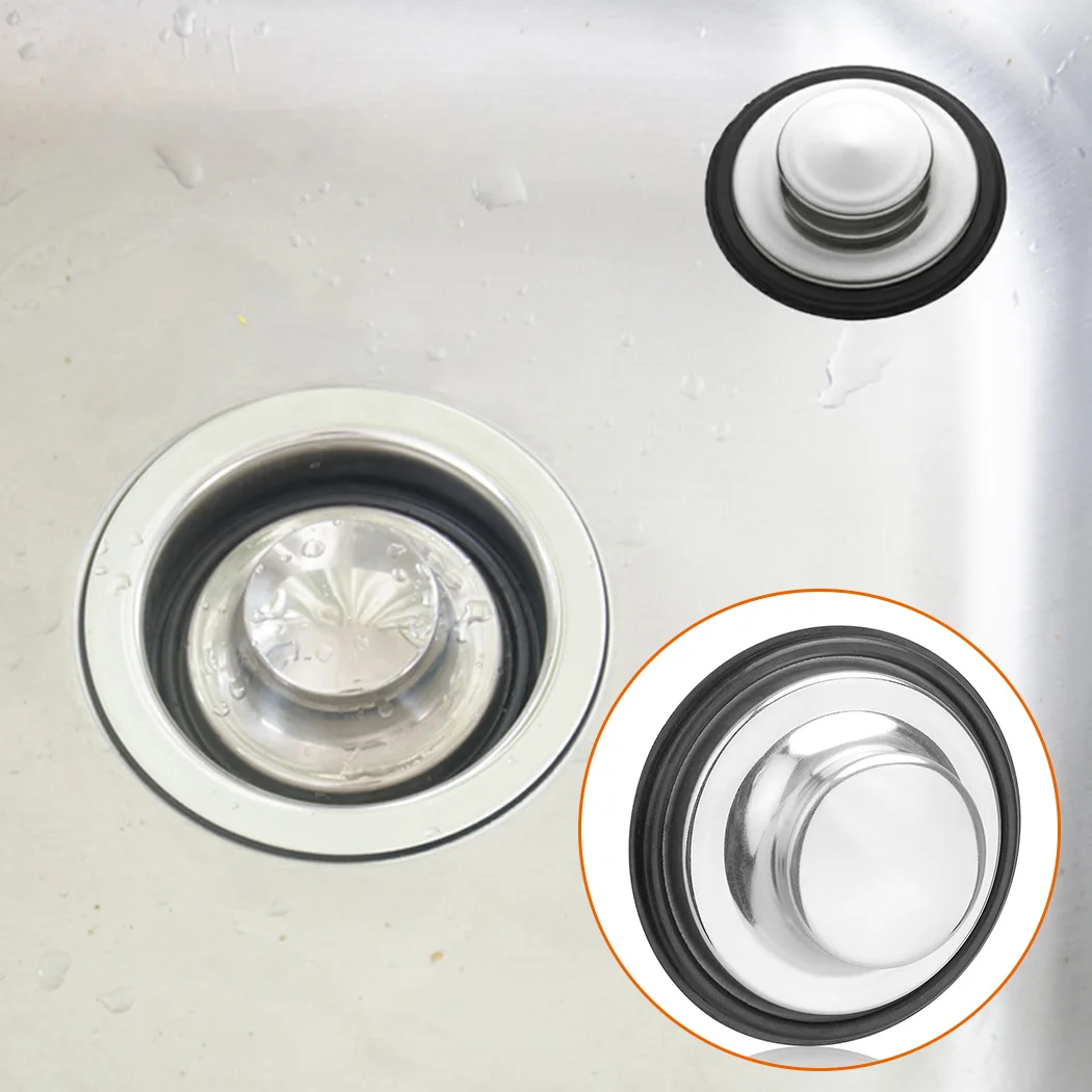 Tappo Tappo Per Lavello Nuovo Di Zecca In Acciaio Inossidabile 3 1/2 Pollici Di Diametro Adatto Allo Scarico Da Cucina Standard Per Insinkerator Qc