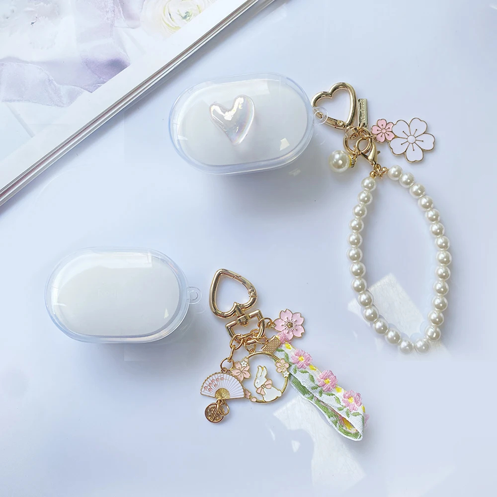 Nuovo Per Sony Wf-C500 Custodia Fashion Lace Flower Pearl E Per Sony C500 Headset Protect Custodia In Silicone Per Sony Wf C500 Cover