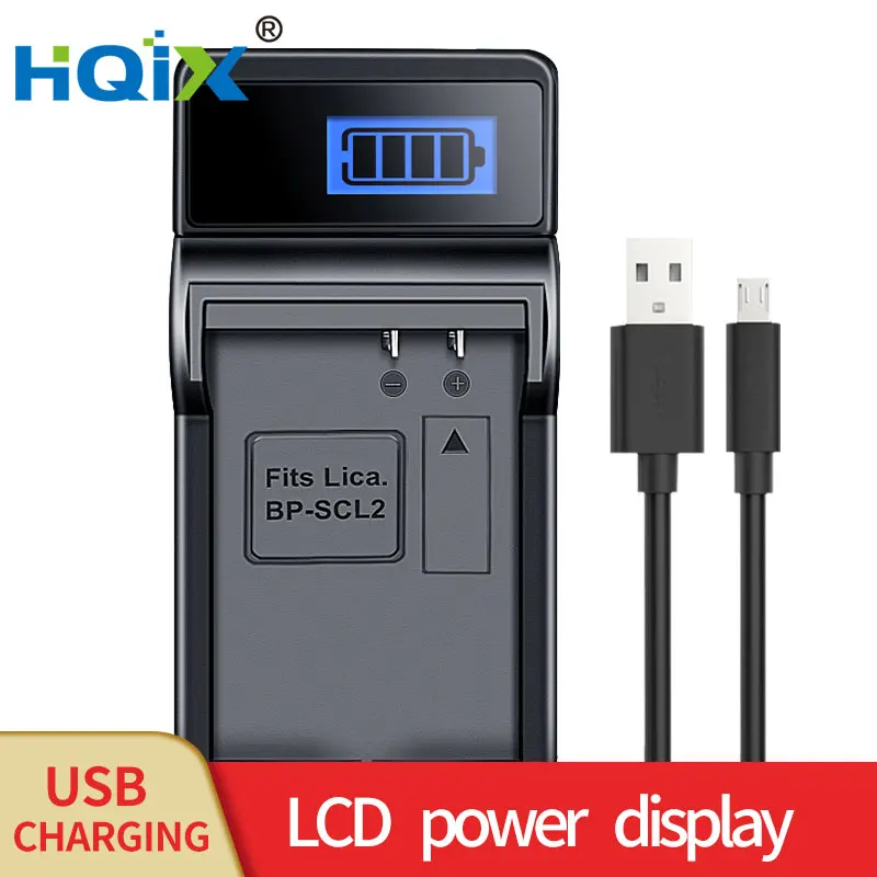 Hqix Per Batteria Caricabatterie Leica M M-P M240 M246 M262 Fotocamera Bp-Scl2