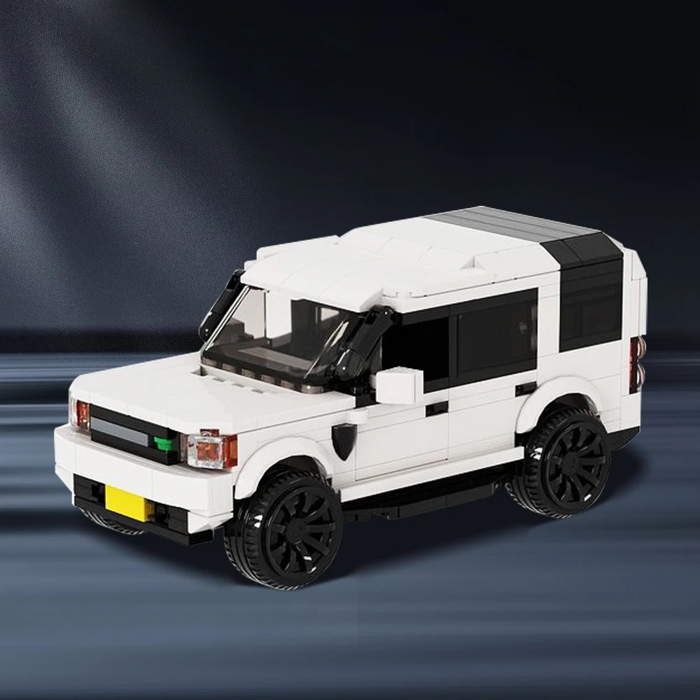 Moc Land Rover 4Th Generation Discovery Travel Trailer Car Model Building Block Giocattoli Educativi Set Per Regali Per Bambini