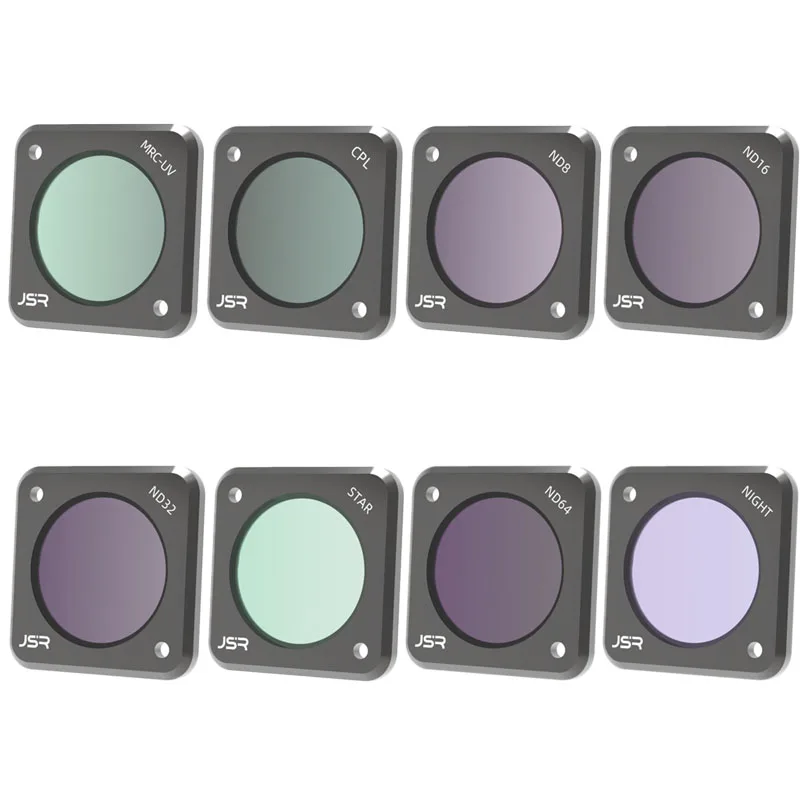 Dji Action 2 Filtro Per Fotocamera Obiettivo In Vetro Ottico Dji Osmo Action 2 Filtri Cpl Uv Nd Conn Ndpl Night Dji Action 2 Accessori