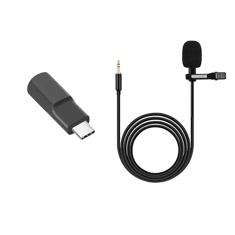 Adattatore Audio Per Microfono Da 3.5Mm Microfono Con Porta Di Tipo C Per Fotocamera Gimbal Dji Pocket / Osmo Pocket 2