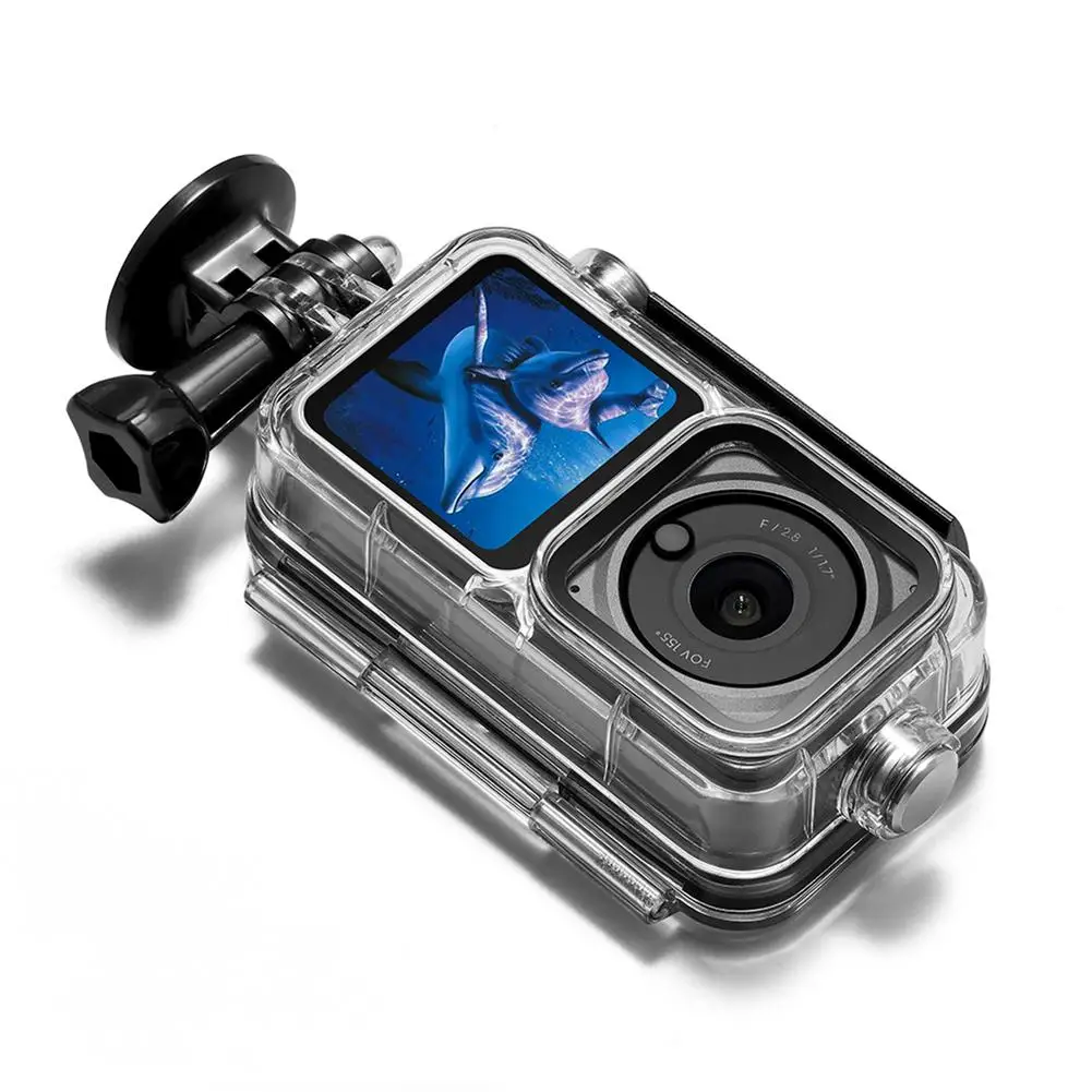 Custodia Impermeabile 60M Per Dji Action 2 Custodia Protettiva Subacquea Custodia Subacquea Per Dji Osmo Action 2 Accessori