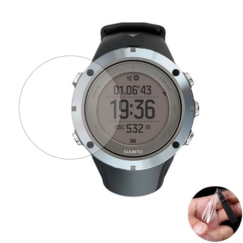 3Pc Tpu Soft Clear Pellicola Protettiva Per Suunto Ambit 3 Peak Sport Watch Ambit3 Smartwatch Cover Protettiva Per Schermo (Non In Vetro