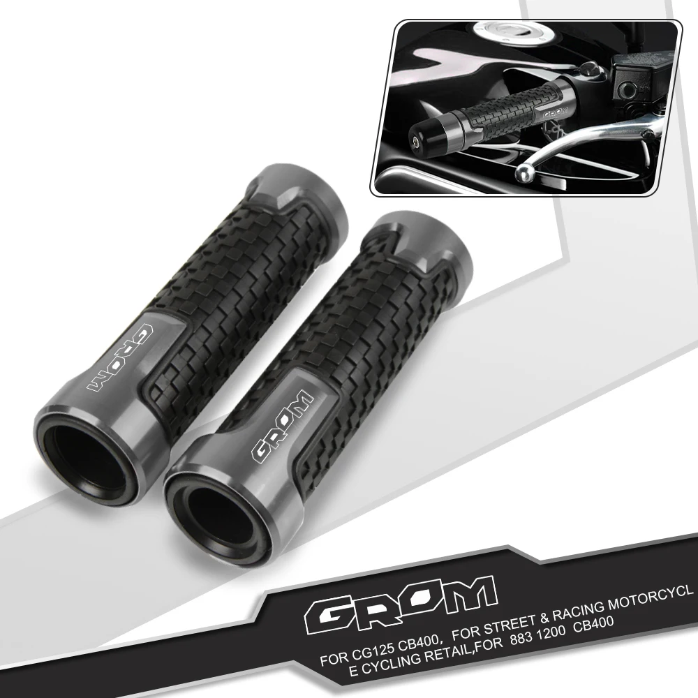 Grom Motorcycle 7/8'' 22Mm Handle Bar Grips Handlebar Hand Grips For Honda Grom Msx125 2014 2015 2016 2017 Msx 125 Msx-125