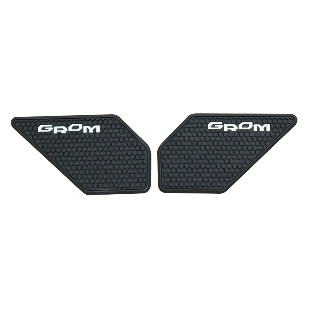 Grom Msx125 Grom Msx125 Grom 125 Msx 125 Moto Antiscivolo Lato Serbatoio Carburante Adesivi Pad Impermeabile Adesivo In Gomma (Logo Grom)
