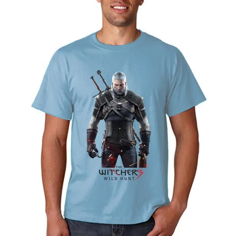 La Maglietta Wicher 3 Gwent Steelbook No Manland Geralt E Ciri Tee