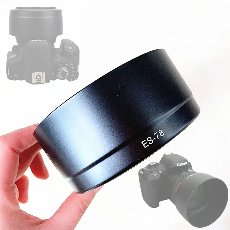 Paraluce Sostituire Es-78 Per Canon Ef 50Mm F/1.2L Usm/50Mm F1.2L Lenti Usm Es78