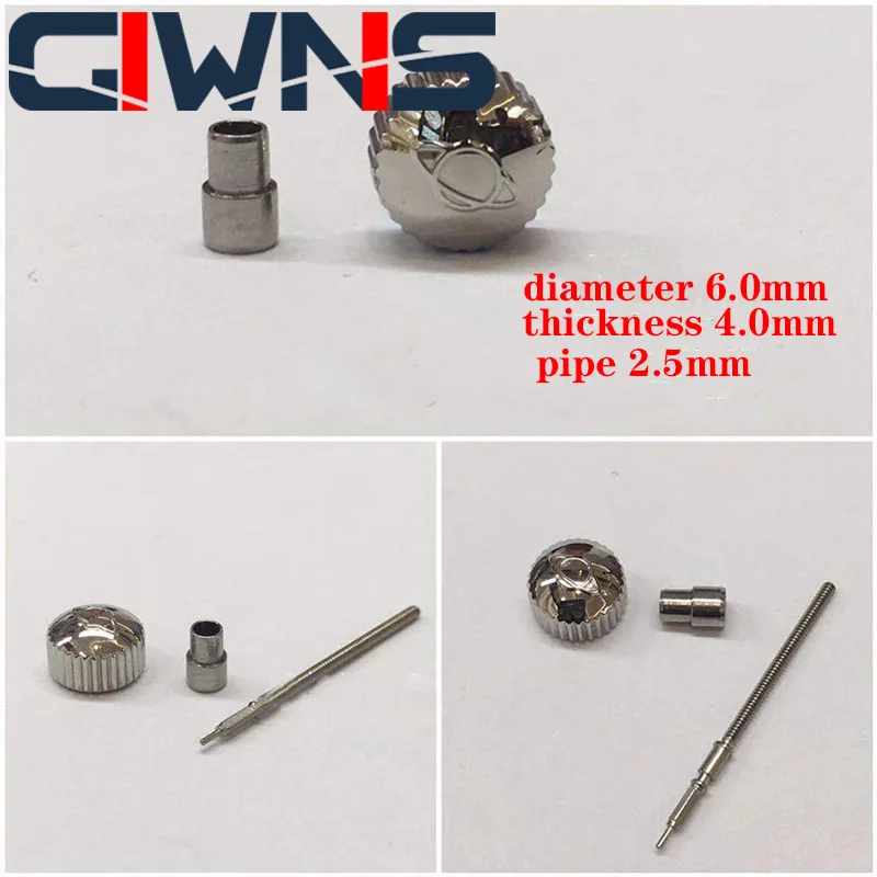 Per Enicar Watch Head Maniglia Per Orologio Accessori Per Asta Corona Diametro 6.0Mm