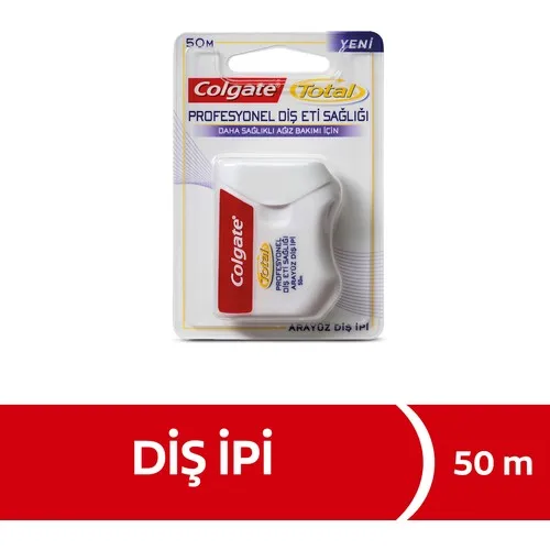 Colgate Total Pro Gum Health Teeth Rope 50 Mt Dental Oral Cleaning Teeth Rope 50 Metri