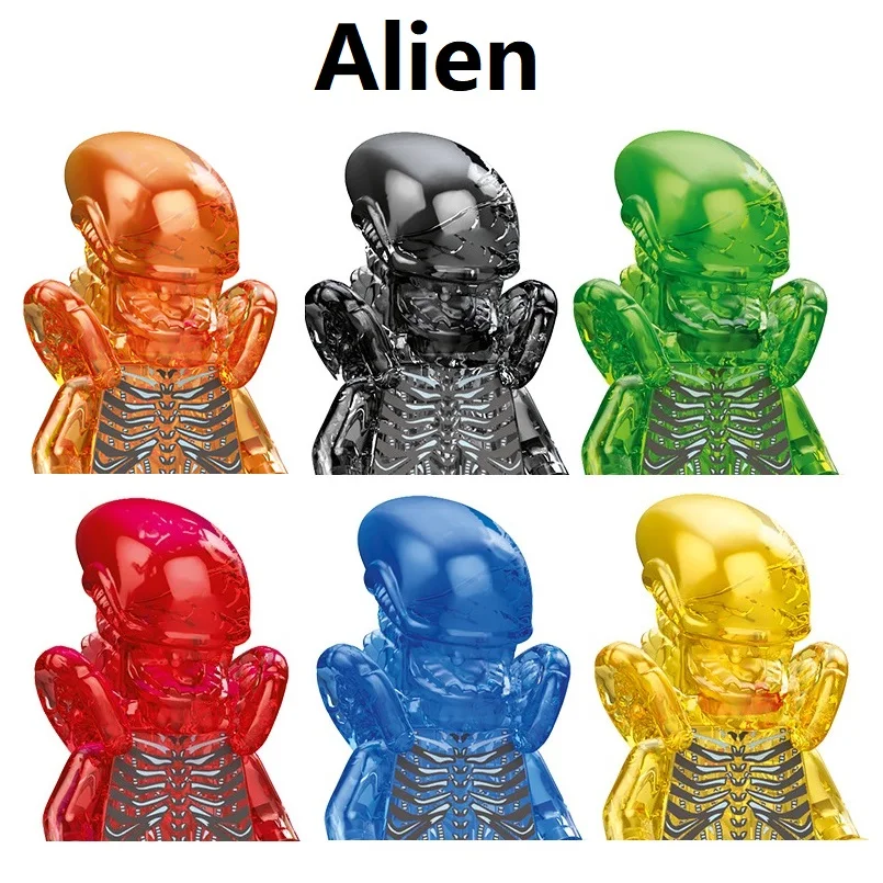 Nuovo Prometheus Terminator Predator Set Building Block Alien Mini Action Figure Toys