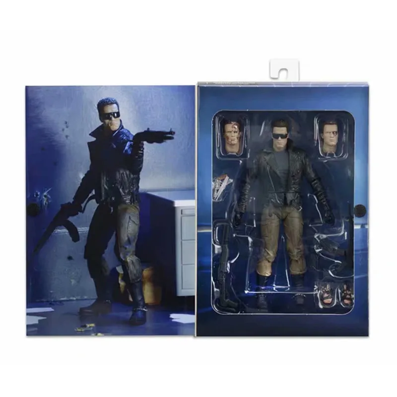 Neca The Terminator T800 Anime Figure Alexander Schwarzenegger Action Figures Mobili Raccolgono Giocattoli