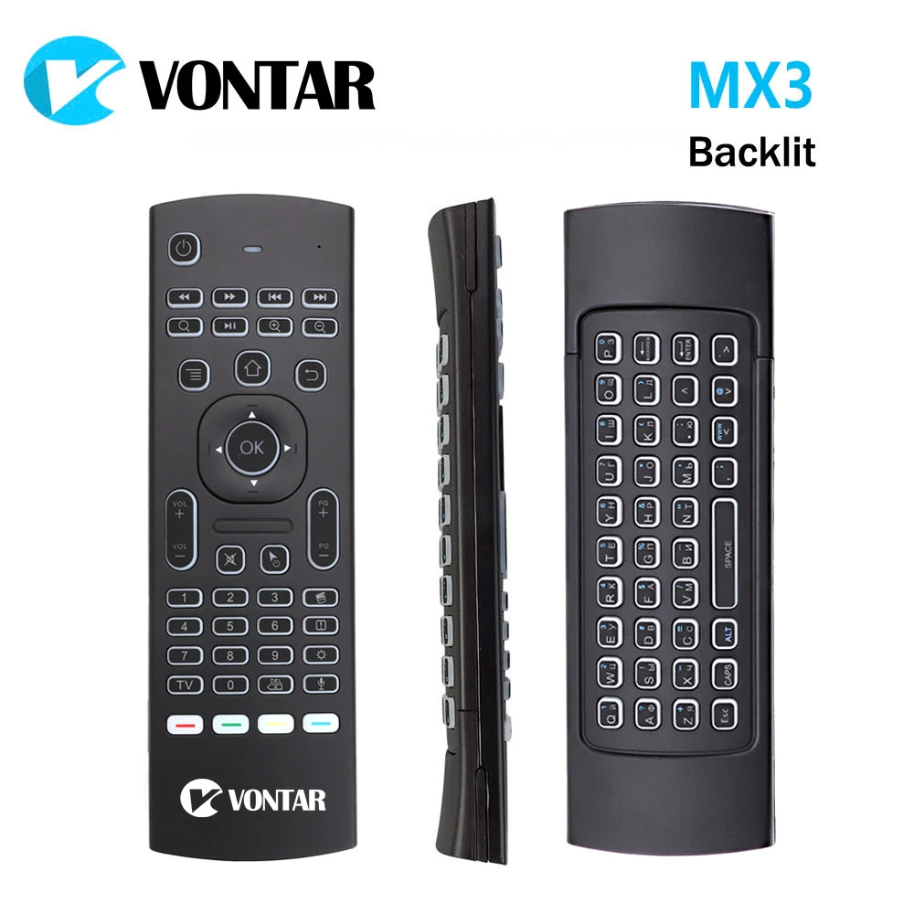 Mx3 Air Mouse 2.4Ghz Mini Tastiera Senza Fili Di Voce Di Controllo Remoto Di Apprendimento Ir Telecomando Per Pc Android Tv Box X96 Mini X96