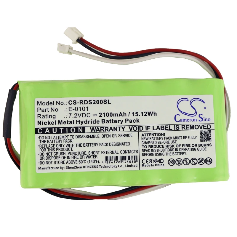 Batteria Cs 2100Mah Per Technisat Digiplus S2-8Psk Technisat Digimeter S2-8Psk C2 Misuratore Scout Master Fast Omnia 7
